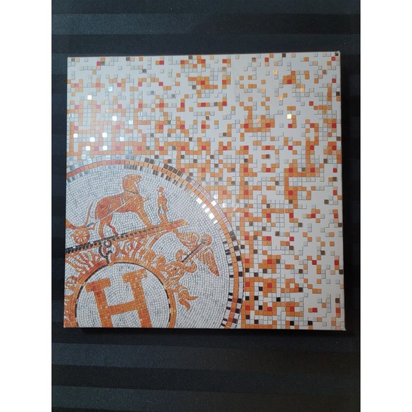 Hermes Scarf LES SANGLES DE PHOEBUS Silk With Box - Picture 5 of 9